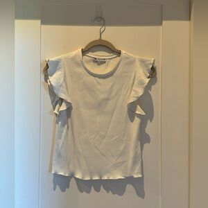 Zara White Short Sleeved Shirt